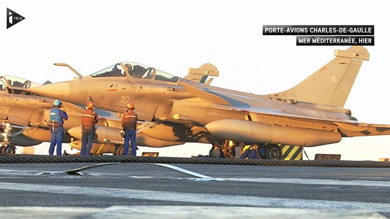 Un pilote sur le porte-avions Charles-de-Gaulle - 'on défend la nation et on combat Daech'-6RJ6mSkcCYA