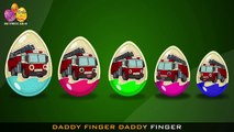 Surprise Eggs Fire Truck | Surprise Eggs Finger Family | Surprise Eggs Toys