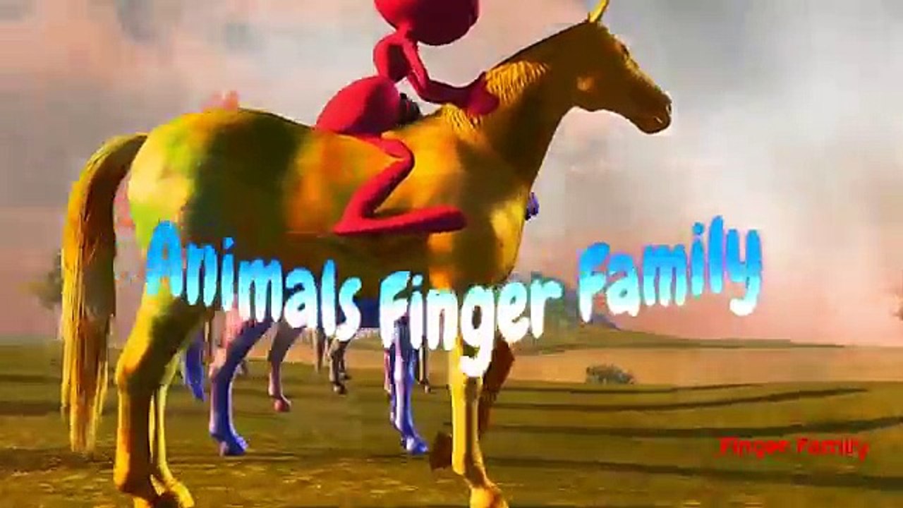 Animal Finger Family - Finger Family Song - 3D Animation Nursery Rhymes & Songs for Children