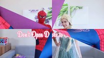 #HORROR SPIDERS eating Frozen Elsa vs Spiderman Baby Pink SpiderGirl Joker Family Fun Superhero