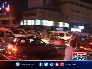 Karachiites suffers massive traffic jam