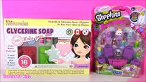 Kiss Naturals DIY SOAP Making KIT! Melt Mix & Make Your Own Glittery Soap! SHOPKINS Season 2! FUN