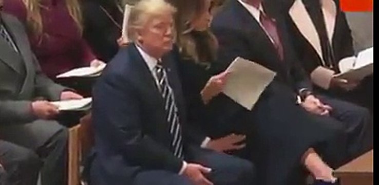 Donald Trump listening to Quran
