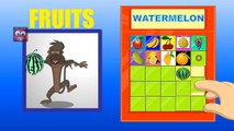 Puzzles For Kids: Learn Names Of Fruits And Vegetables. Learning Video For Kids.