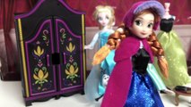 FROZEN Princess Anna Wardrobe Set Unboxing Disney Princess Dolls Muñecas Princesas Disney
