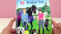 NEUER STYLE im MISS MELODY STICKER Fun Heft mit PFERDE Stickern _ Spiel mit mir Kinderspielzeug-Oesqk__cOsc