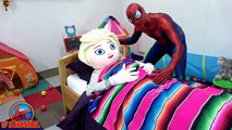 Frozen Elsa PREGNANT? Spiderman & Pregnant Pink Spidergirl Snow White Funny Superheroes in Real Life
