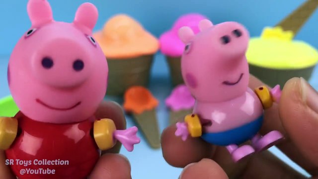 Clay Slime Ice Cream Surprise Eggs with Toys The Octonauts Peppa Pig and Paw Patrol
