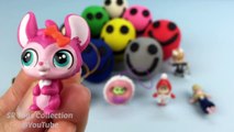 Play Dough Smiley Face Surprise Toys Masha and the Bear My Littlest Pet Shop and Party Animals Toys