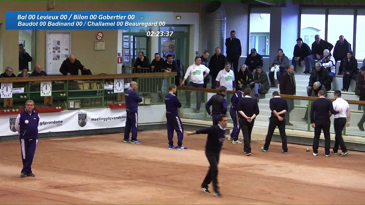 Barrages, septième étape du Trophée Super 16, Sport Boules, Saint-Quentin Fallavier 2017