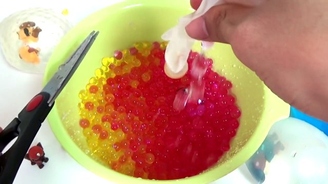 Learning Colors Paw Patrol StressBall Balloon Orbeez DIY Surprise Eggs Toys