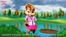 FINGER FAMILY NURSERY RHYMES ALVIN AND THE CHIPMUNKS FUNNY DADDY FINGER MY KIDS SONGS AND TOYS