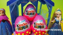 Kinder Surprise eggs Magiclip Play doh dress for Disney Princess Elsa