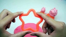 Play doh Star Cream! Make ice cream rainbow Playdoh for Peppa pig videos Kids