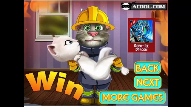 мультик игра говорящий том ухаживаем за томом и Том Пожарный