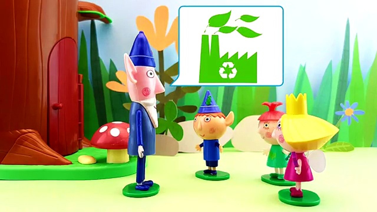 The Elf Factory Wise Old Owls Toys Making Machine Ben & Hollys Little Kingdom Stop Motion Animatio