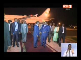 Dakar   Arrivée du President OUATTARA  en faveur du 15è sommet de La Francophonie