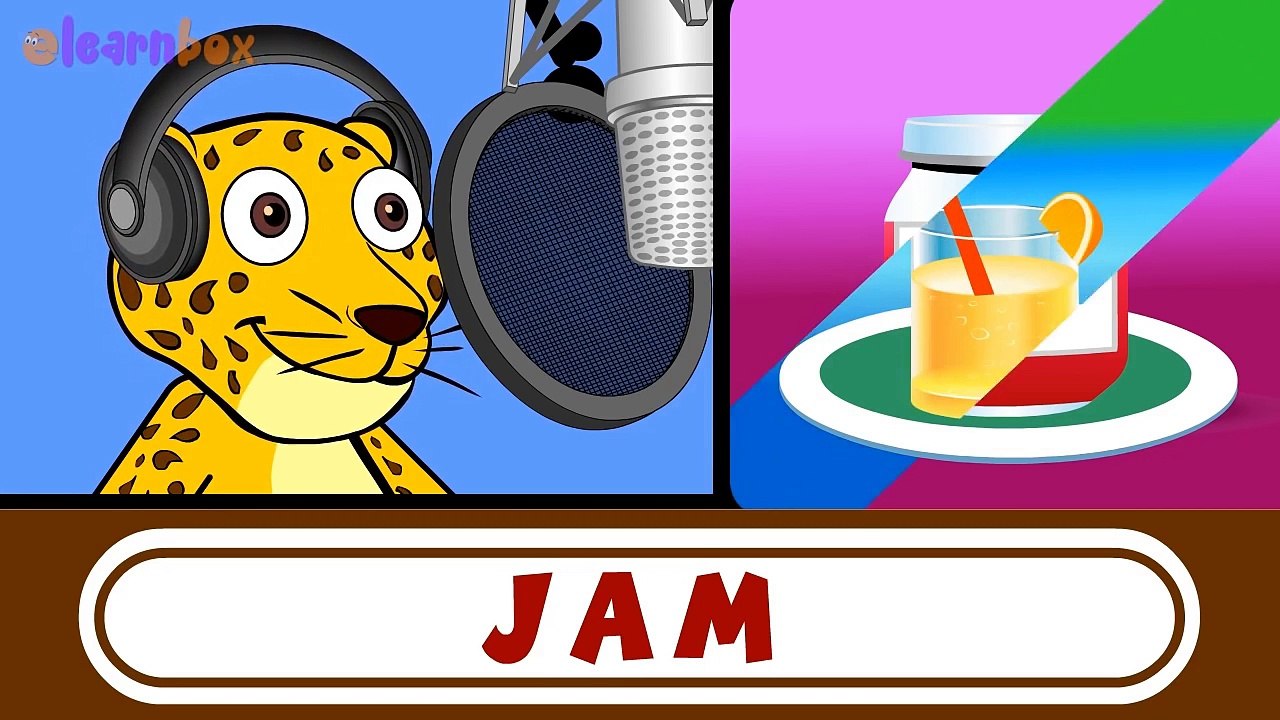 Food Rhymes Collection Food Name with Picture for Children Nursery