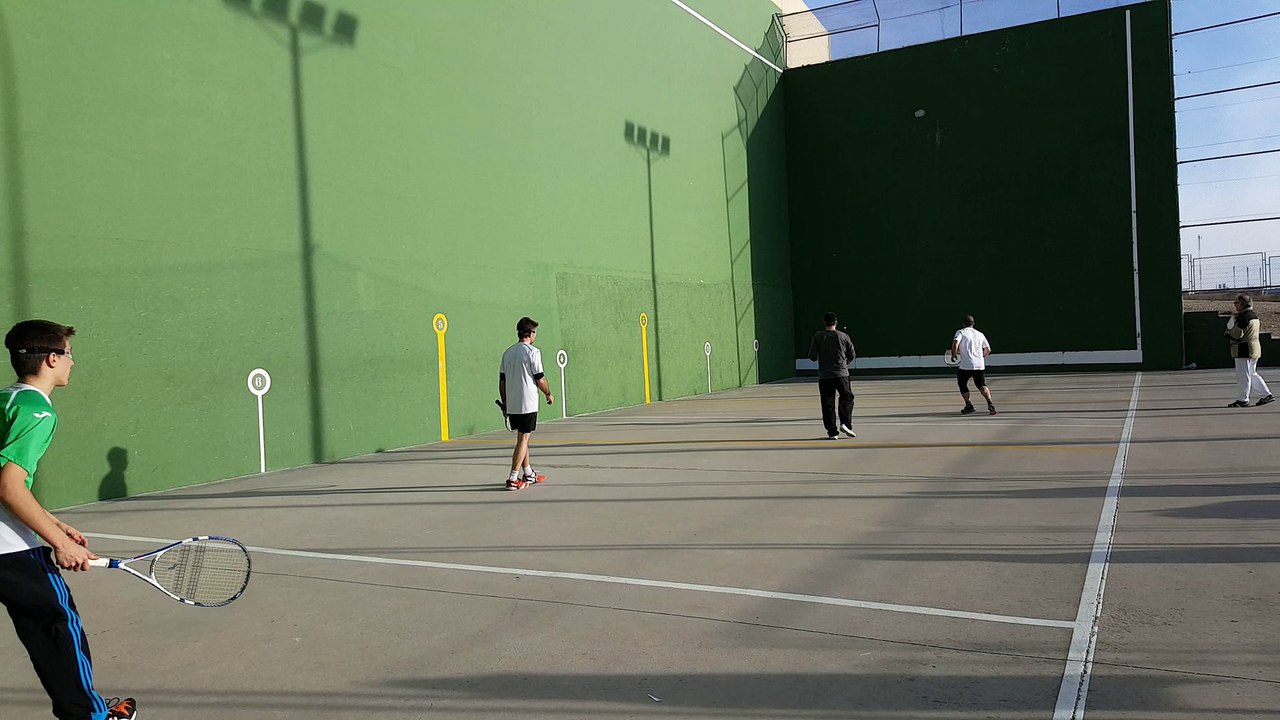 Frontenis 1ª partida 3ª división Rivas vs Talamanca set 2