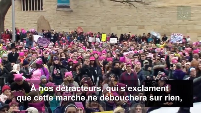 Allez-vous faire foutre! , Madonna mène la révolution dans un discours très engagé à la Marche des Femmes