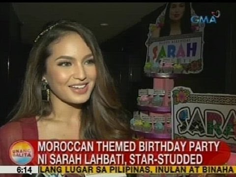 UB: Moroccan themed birthday party ni Sarah Lahbati, star-studded