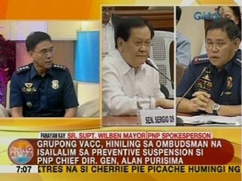 UB: Panayam kay PNP spokesperson Sr. Supt. Mayor kaugnay sa mga isyung hinaharap ng PNP chief