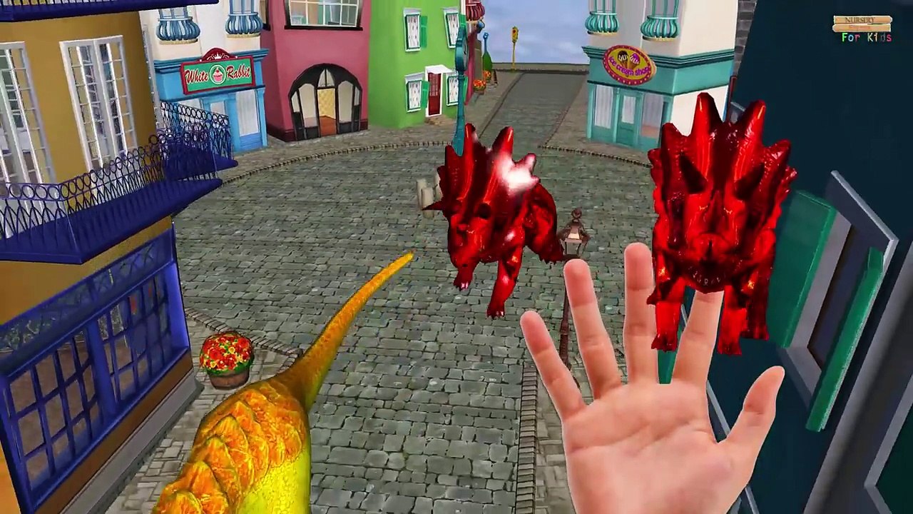 Colors Dinosaurs 3d Finger family Rhymes Animation Cartoons - Hulk Finger Family Nursery Rhyme
