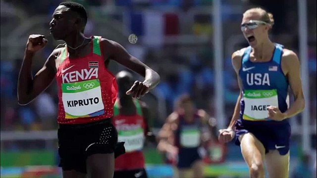 Conseslus Kipruto win the Olympic 3000m steeplechase gold medal Rio Olympics 2016-uxCb9aUTti8