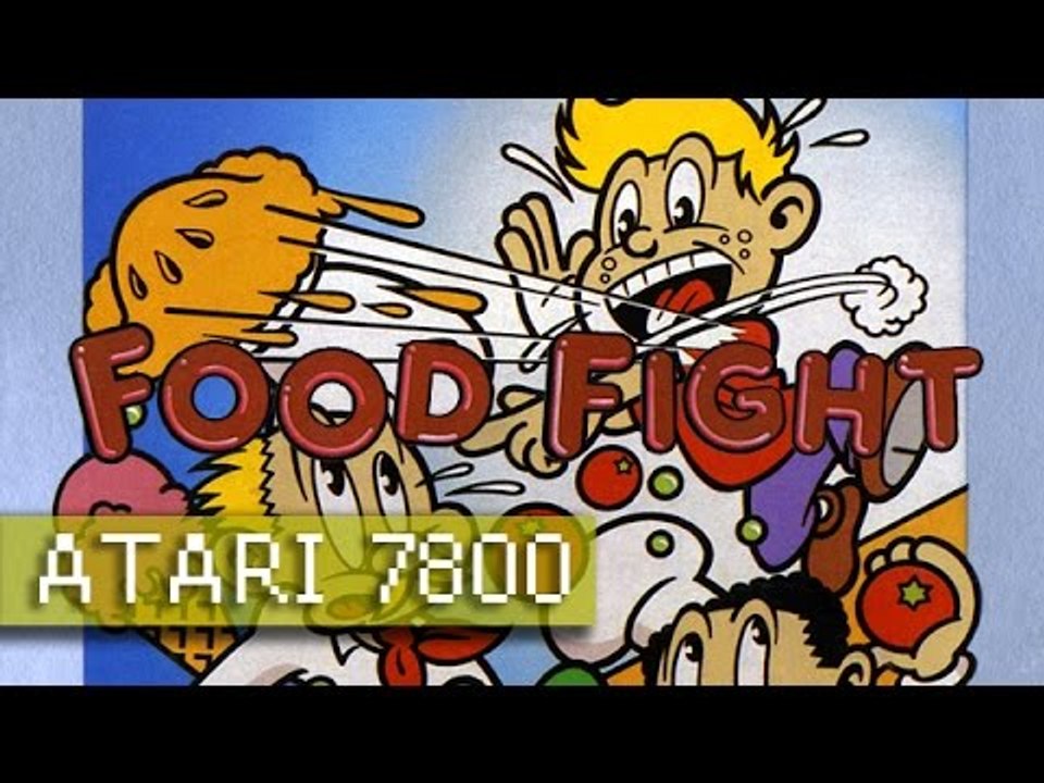 Food Fight - Atari 7800 (1080p 60fps)