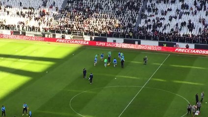 SONO ARRIVATI I TIFOSI DELLA LAZIO ALLO J. STADIUM