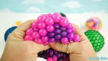 Learn Colors with Squishy Splat Slime Balls for Babies Toddlers Kids and Children