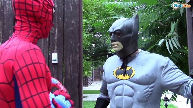 Spiderbaby gets Kidnapped by Joker! w/ Spiderman & Frozen Elsa Batman in Real Life. Ep. 102