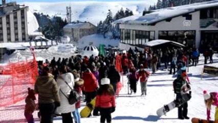 Uludağ'da Sömestir Tatili Yoğunluğu