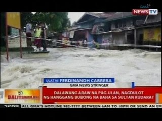 Dalawang araw na pag-ulan, nagdulot ng hanggang bubong na baha sa Sultan Kudarat