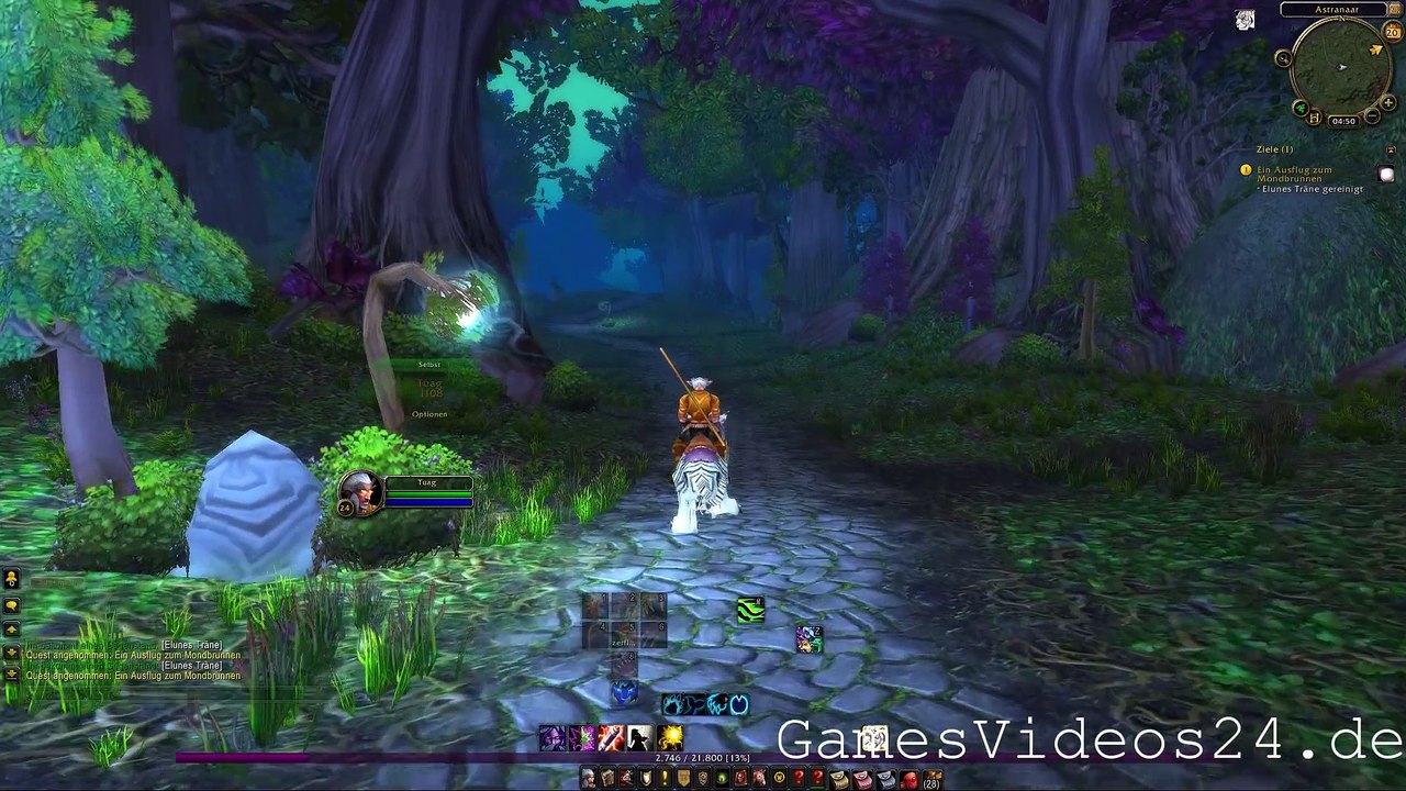 World of Warcraft Quest: Ein Ausflug zum Mondbrunnen