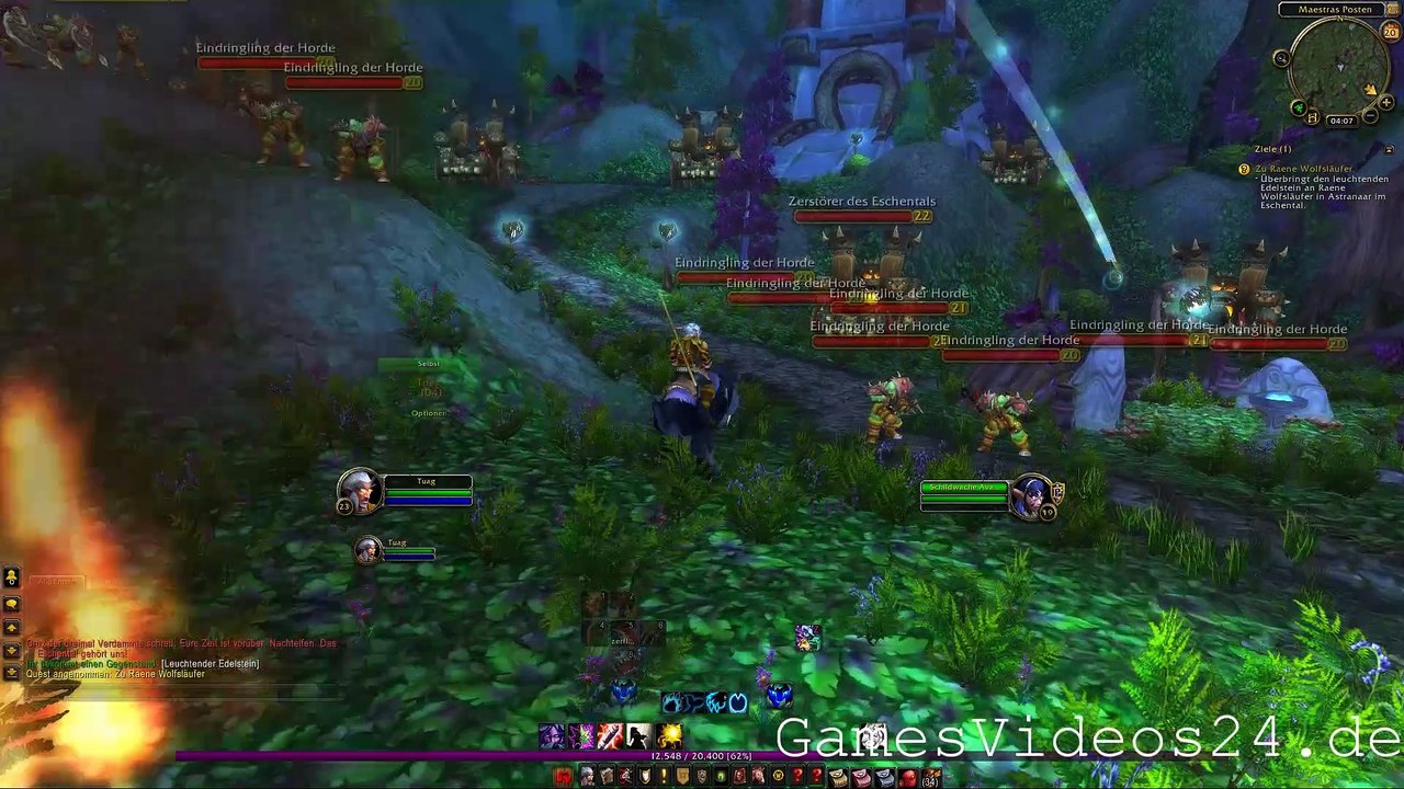 World of Warcraft Quest: Zu Raene Wolfsläufer
