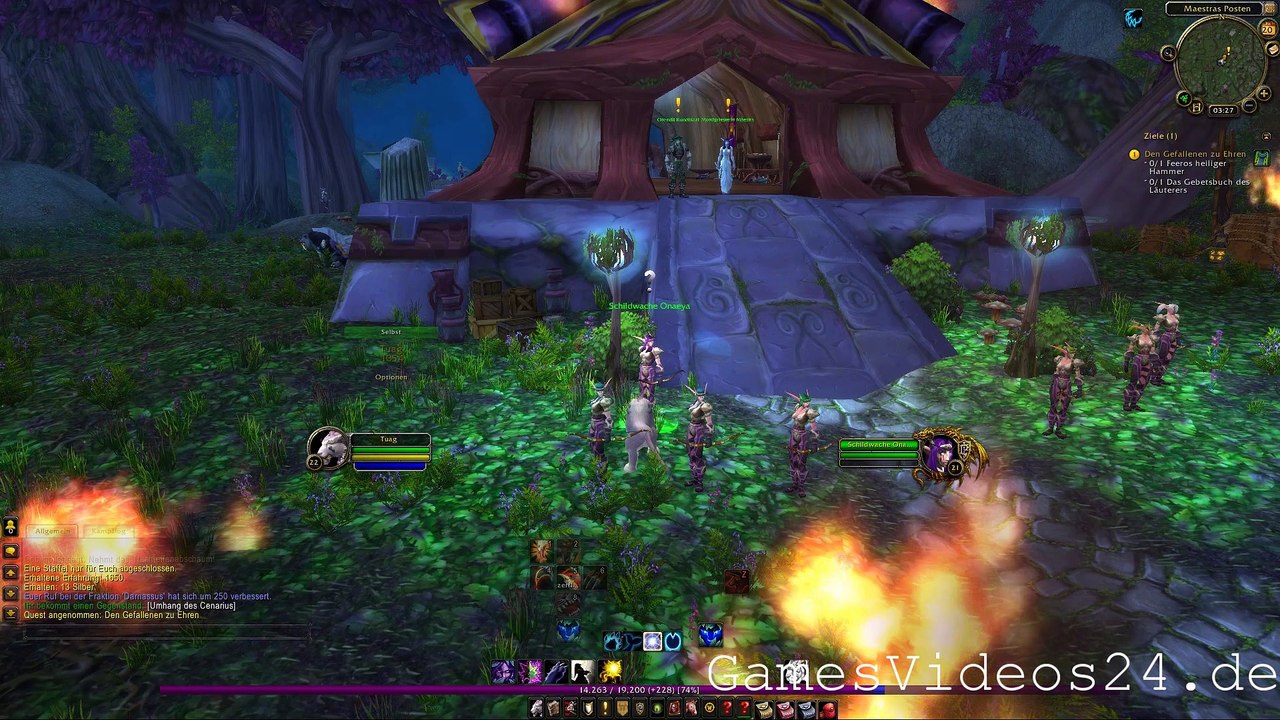 World of Warcraft Quest: Den Gefallenen zu Ehren