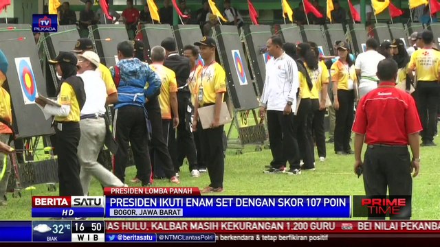 Jokowi Puas Ikut Kejuaraan Panahan Bogor Terbuka 2017