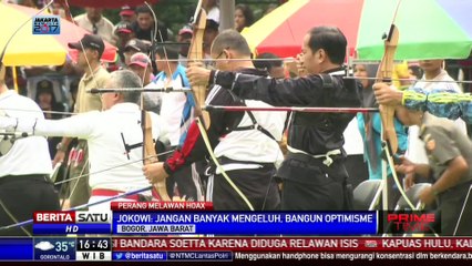 Presiden Jokowi Mengajak Pemerintah Memerangi Berita Hoax