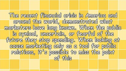 Why Do Companies Use "Cause Marketing?"