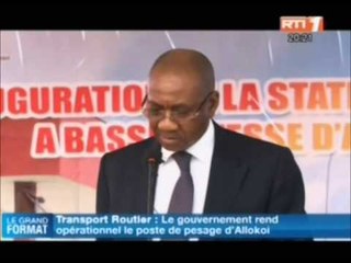Magazine le grand format: le gouvernement rend opérationnel le poste de pesage d'Allokoi