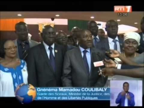 Adoption des projets de Loi pour la ratification par le parlement