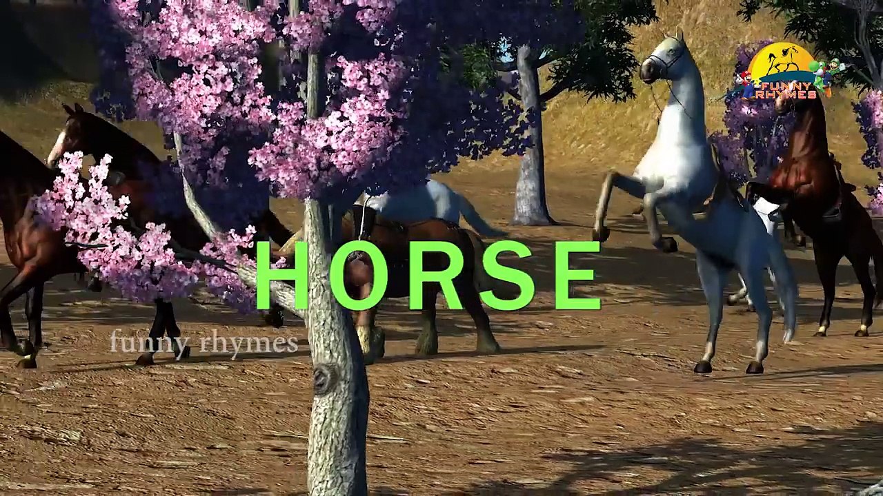 Learn Domestic Animals Names and Sounds For Nursery Children | 3d Animals Compilation