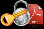 How to find the password of a password protected PDF file.