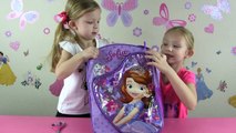 SOFIA THE FIRST SURPRISE BACKPACK Sofia the First Shopkins My Little Pony Frozen Palace Pets