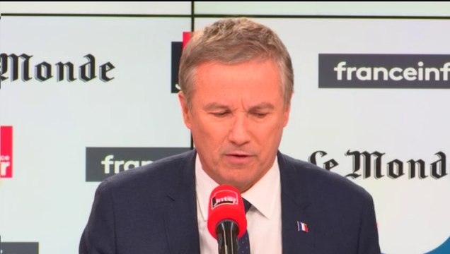 Nicolas Dupont-Aignan invité de Questions Politiques