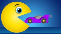 Learn Colors With Pacman Batman Car For Kids Learning Video with Packman to Kids Children Toddlers