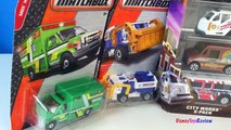 MATCHBOX ON A MISSION MBX MIGHTY MACHINES CARS TRUCKS HEROIC RESCUE & POLICE BULLDOZER FIRE TRUCK