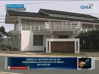 Saksi: Tropical modern house sa Alfonso, Cavite na nakapangalan daw kay Vice Pres. Binay, natunton