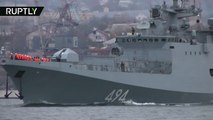Heading to Syria - Russian warship Admiral Grigorovich makes way to Mediterranean-8SlR5yBMdUs